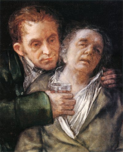 Autorretrato con el Dr. Arrieta de Francisco de Goya